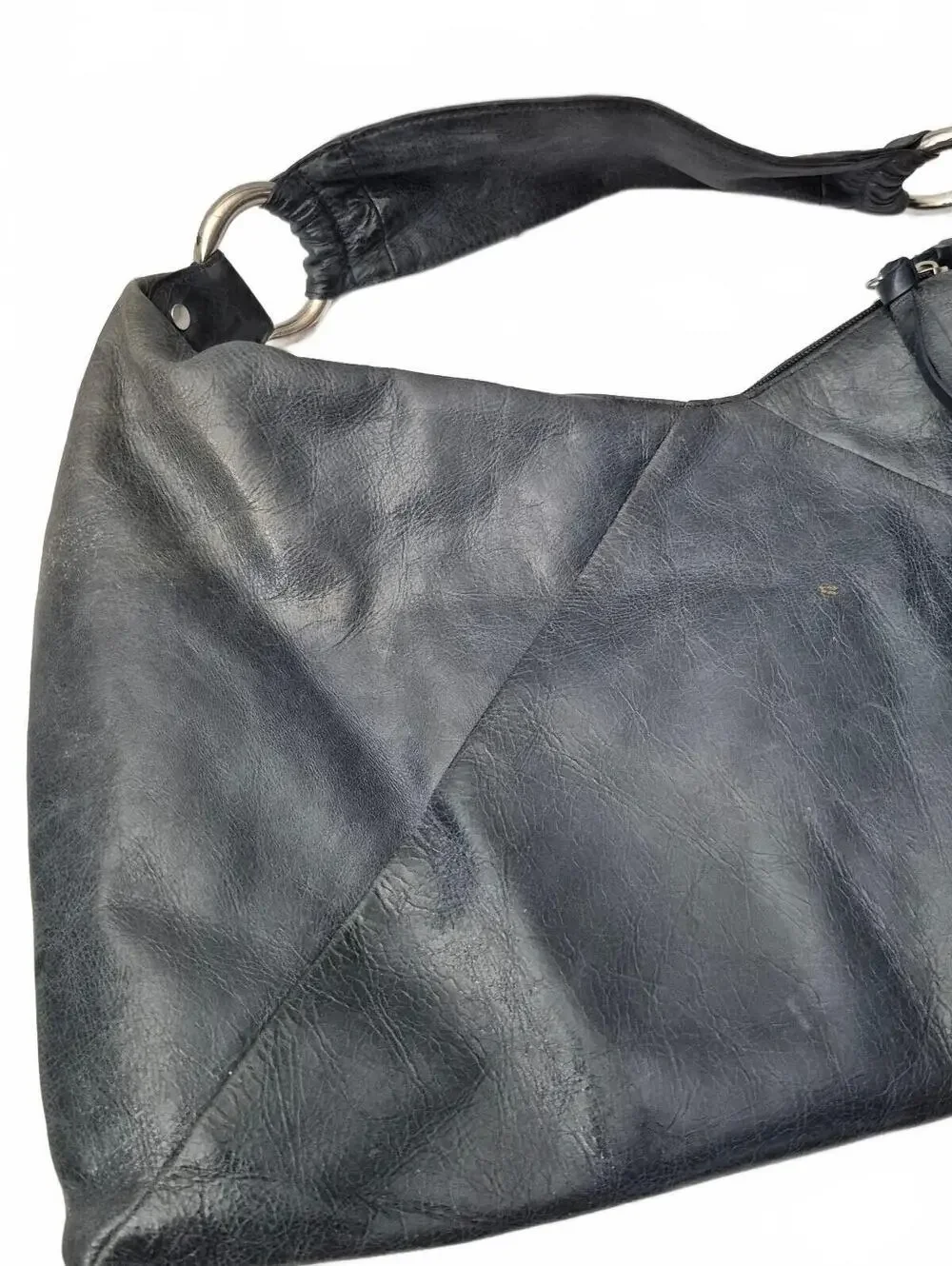 Hobo International Teal Color Leather Hobo Shoulder Bag  Excellent Condition